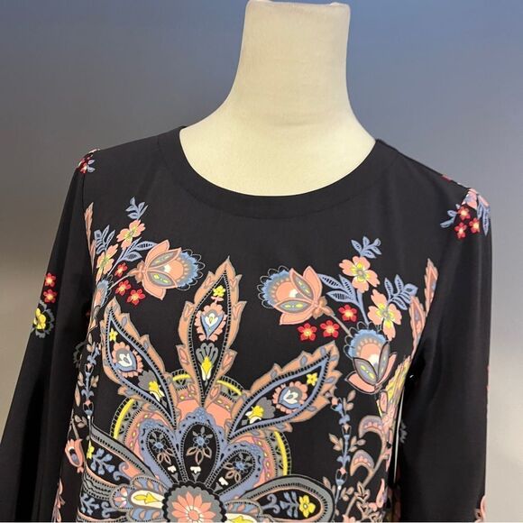 Loft Long sleeve Floral Dress size Extra Small - Picture 2 of 13